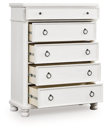 Rowlenstown Five Drawer Chest Signature Design by Ashley®
