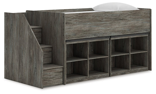 Frandern Twin Loft Bed with Bookcase Storage Signature Design by Ashley®