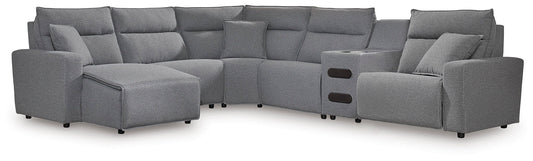 Modmax II 6-Piece Reclining Sectional with Chaise and Audio Console Signature Design by Ashley®
