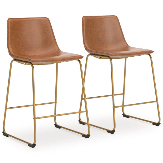 Ciabori Upholstered Barstool (2/CN) Signature Design by Ashley®