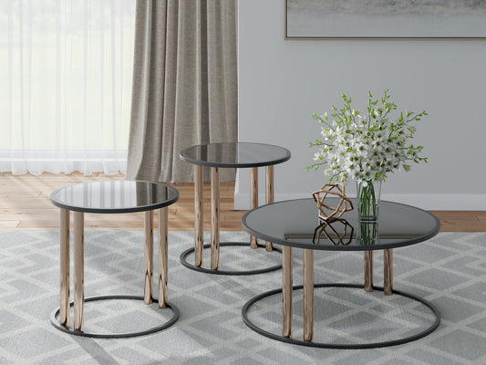 Hannerly Occasional Table Set (3/CN) Signature Design by Ashley®