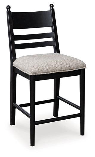 Greddinton Upholstered Barstool (2/CN) Signature Design by Ashley®