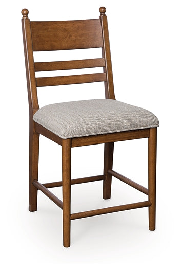 Greddinton Upholstered Barstool (2/CN) Signature Design by Ashley®