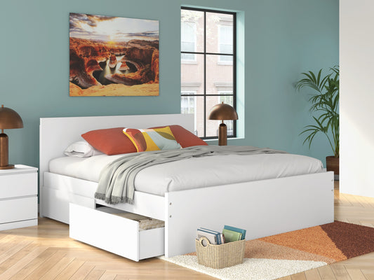 Onita King Panel Platform Bed with Storage Signature Design by Ashley®