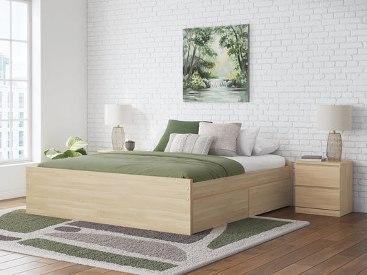 Onita King Platform Bed with 2 Side Storage Signature Design by Ashley®