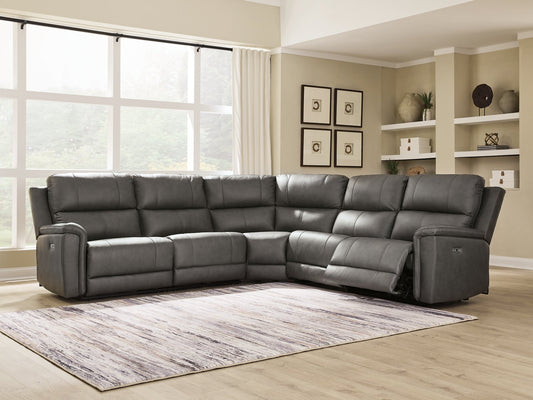 Bleckley 5-Piece Power Reclining Sectional Signature Design by Ashley®