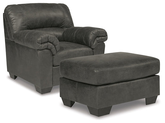 Bladen Chair and Ottoman Signature Design by Ashley®