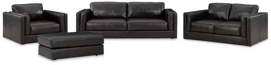Amiata Sofa, Loveseat, Chair and Ottoman Signature Design by Ashley®