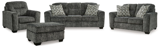 Lonoke Sofa, Loveseat, Chair and Ottoman Signature Design by Ashley®