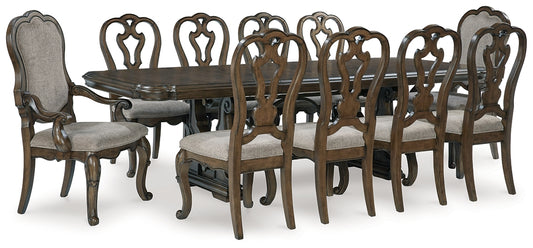 Maylee Dining Table and 10 Chairs Signature Design by Ashley®