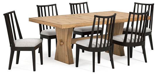 Galliden Dining Table and 6 Chairs Signature Design by Ashley®