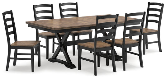 Wildenauer Dining Table and 6 Chairs Signature Design by Ashley®