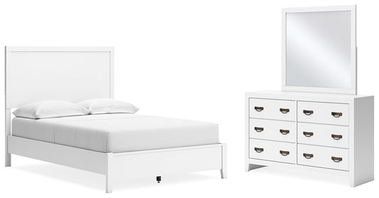 Binterglen Full Panel Bed with Mirrored Dresser Signature Design by Ashley®