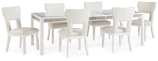 Chalanna Dining Table and 6 Chairs Signature Design by Ashley®