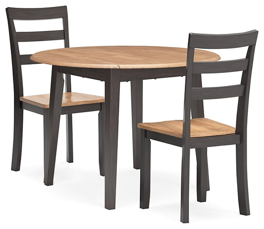 Gesthaven Dining Table and 2 Chairs Signature Design by Ashley®