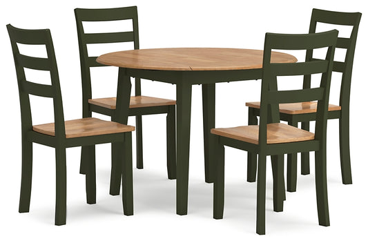 Gesthaven Dining Table and 4 Chairs Signature Design by Ashley®