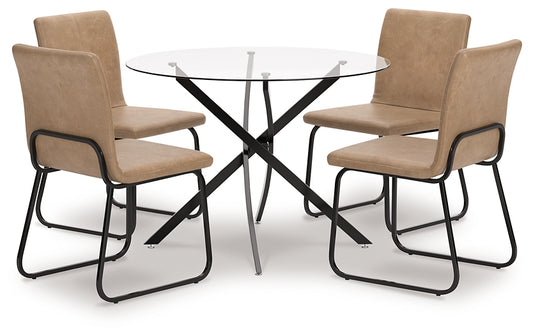 Pharwynn Dining Table and 4 Chairs Signature Design by Ashley®
