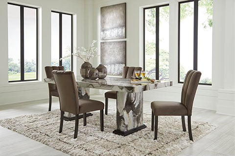 Jeshina Dining Table and 4 Chairs Signature Design by Ashley®