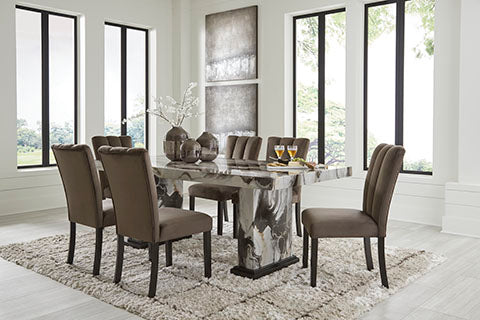 Jeshina Dining Table and 6 Chairs Signature Design by Ashley®