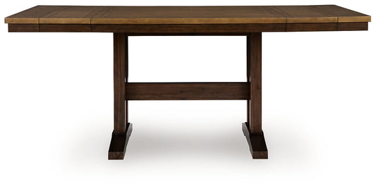 Rylandeen RECT DRM Counter EXT Table Signature Design by Ashley®