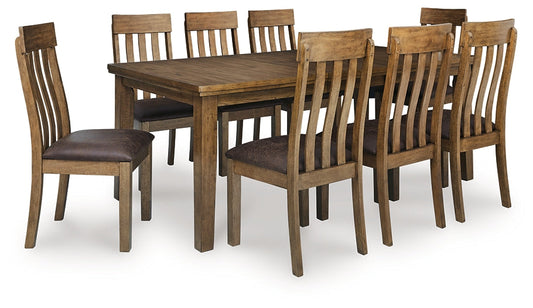 Urbinforte Dining Table and 8 Chairs Signature Design by Ashley®