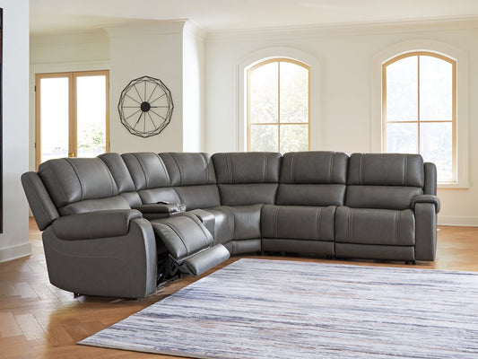 5Z - Pittson 6-Piece Power Reclining Sectional Signature Design by Ashley®