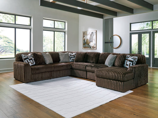 Midnight-Madness 6-Piece Sectional with Chaise Signature Design by Ashley®
