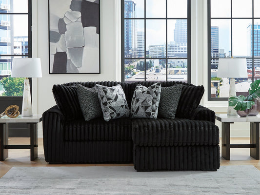 Midnight-Madness 2-Piece Sectional with Chaise Signature Design by Ashley®