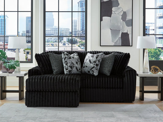 Midnight-Madness 2-Piece Sectional with Chaise Signature Design by Ashley®