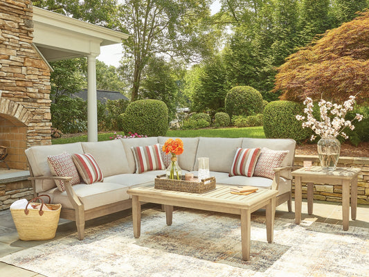 Clare View 3-Piece Outdoor Sectional Signature Design by Ashley®