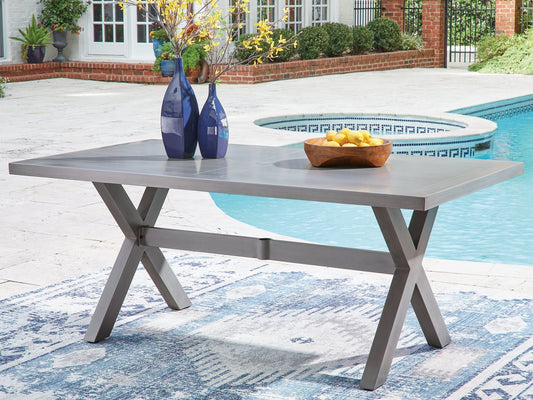 Half Moon Beach RECT Dining Table w/UMB OPT Signature Design by Ashley®