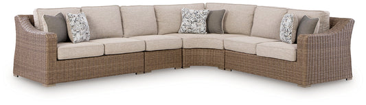 Laguna Heights 4-Piece Outdoor Sectional Signature Design by Ashley®
