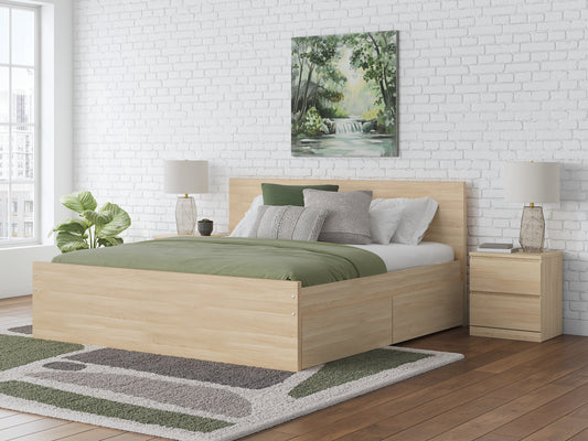 Onita Queen Panel Platform Bed with 2 Side Storage Signature Design by Ashley®