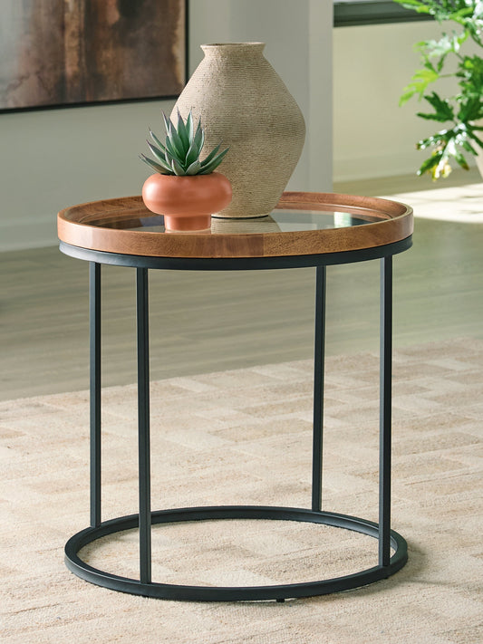 Noraluna Round End Table Signature Design by Ashley®