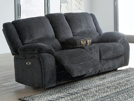 Draycoll DBL REC PWR Loveseat w/Console Signature Design by Ashley®