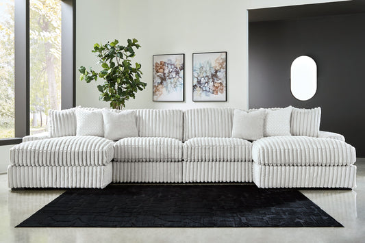 Stupendous 4-Piece Sectional with Double Chaise Signature Design by Ashley®