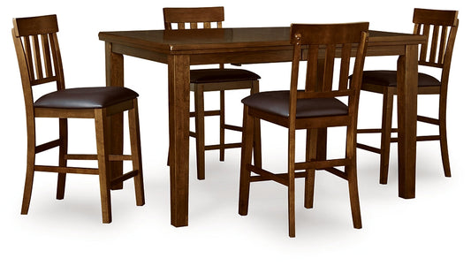 Ralene Counter Height Dining Table and 4 Barstools Signature Design by Ashley®