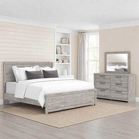 Broachmyn Panel Bed, Dresser And Mirror Signature Design by Ashley®
