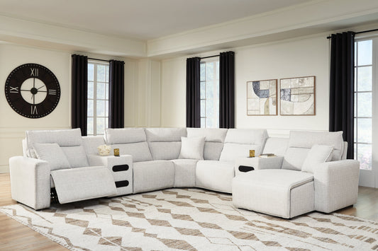 Modmax II 7-Piece Power Reclining Sectional with Chaise and Audio Consoles Signature Design by Ashley®