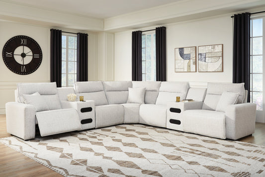 Modmax II 7-Piece Power Reclining Sectional with Chaise and Audio Consoles Signature Design by Ashley®