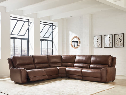 DeepWakes 5-Piece Power Reclining Sectional Signature Design by Ashley®