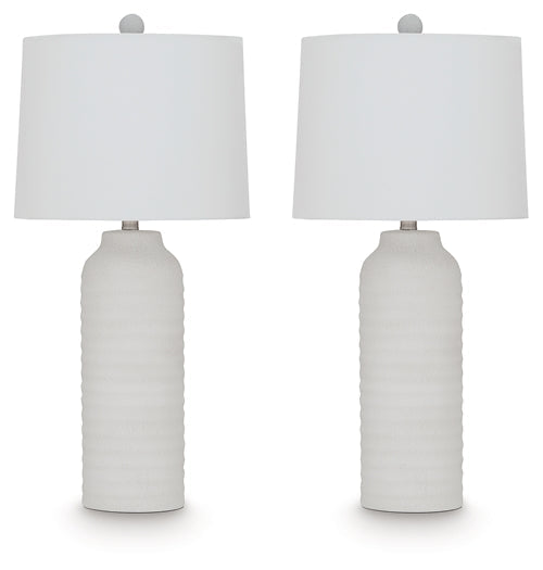 Vauville Poly Table Lamp (2/CN) Signature Design by Ashley®