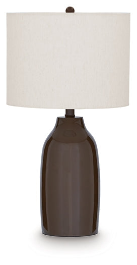 Jyler Terracotta Table Lamp (1/CN) Signature Design by Ashley®