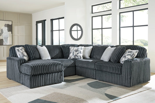 Midnight-Madness 5-Piece Sectional with Chaise Signature Design by Ashley®