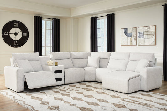 Modmax II 6-Piece Reclining Sectional with Chaise and Audio Console Signature Design by Ashley®