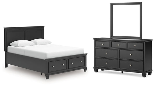 Lanolee Queen Panel Storage Bed, Dresser and Mirror Signature Design by Ashley®