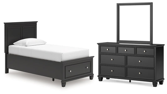 Lanolee Twin Panel Storage Bed, Dresser and Mirror Signature Design by Ashley®
