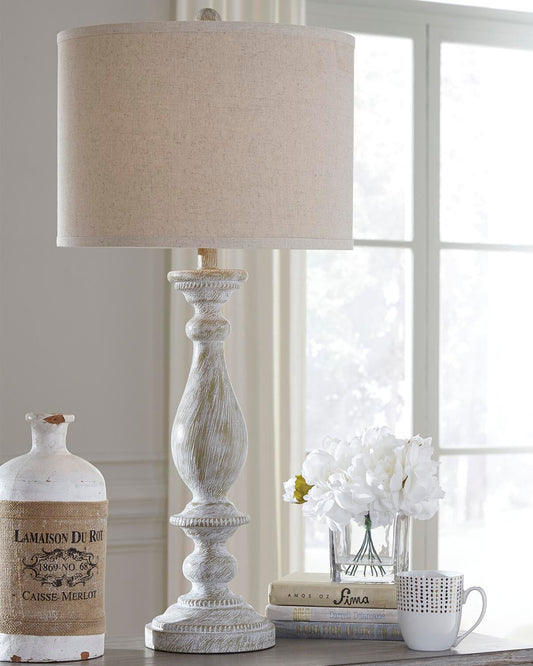 Bernadate Poly Table Lamp (2/CN) Signature Design by Ashley®