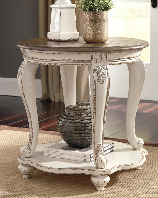 Realyn Round End Table Signature Design by Ashley®