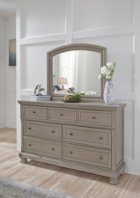 Lettner Dresser and Mirror Signature Design by Ashley®